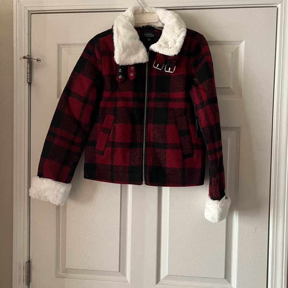 CoffeeShop SZ S Bomber Jacket NWT